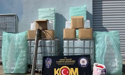 Binlerce litre kaçak etil alkol ele geçirildi