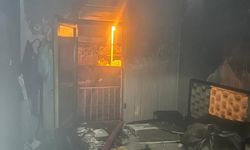 Mardin'de korkutan yangın