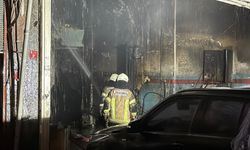 Diyarbakır’da oto tamir dükkanında yangın