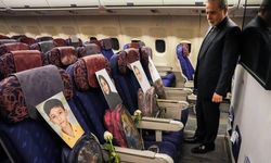 İran heyetinin uçağına ölen çocukların fotoğrafları konuldu!