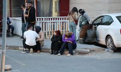 Hastane önünde acı bekleyiş