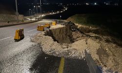 Adıyaman’da şiddetli yağış heyelana neden oldu