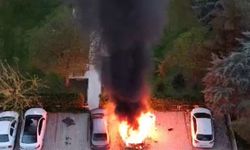 Diyarbakır’da site içinde korkutan yangın