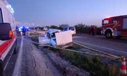 Takla atan araçta can verdi