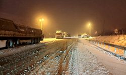 Kop Dağı Geçidi'nde buzlanma