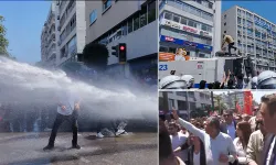 CHP'ye İzmir'de TOMA'lı müdahale