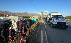 Malatya’da otobüs devrildi: Çok sayıda yaralı var