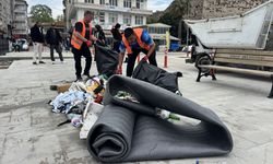 Su altından çıkan atıklar şaşırttı