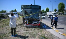 EGO otobüsü yoldan çıktı, yaya yaşamını yitirdi