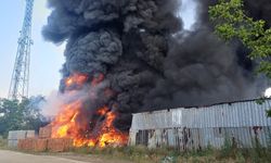 Boya deposunda büyük yangın!