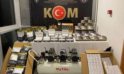Binlerce makaron ve kaçak telefon ele geçirildi!