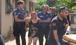 Kendini kilitlediği evi yakmaya çalıştı!