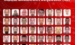 Kırmızı bültenle aranan 90 suçlu Türkiye’ye getirildi!