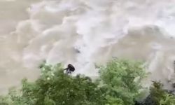 Otomobil Çoruh Nehri'ne uçtu, baba ile oğlu aranıyor