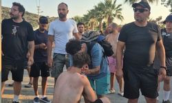 Bodrum'da market ve dizi seti çalışanları arasında bıçaklı kavga