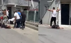 Sokak ortasında kan donduran anlar: Eşini defalarca bıçakladı