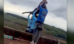 Brezilya’da ‘bungee jumping’ faciası