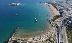 Sıcaklar geldi, okullar tatil olmadan sahillerde yoğunluk başladı