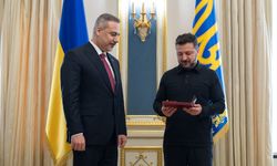 Zelensky'den Fidan'a devlet nişanı
