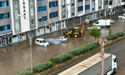 Erzurum'da sağanak etkili oldu