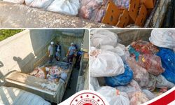 5 buçuk ton etiketsiz et ele geçirildi!