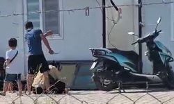 Çocuklarının önünde dehşeti yaşattı