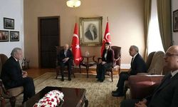 Bahçeli, DEM Parti İmralı Heyeti ile Meclis'te görüştü
