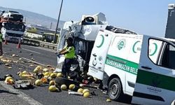 İki kamyonet çarpıştı: 1 ölü, 2 yaralı