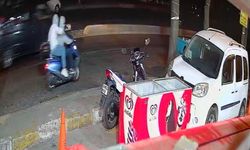 Motosikletli saldırganlar marketi kurşunladı