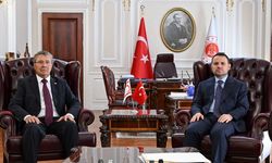 KKTC Başbakanı Üstel, Adalet Bakanı Gürlek'i ziyaret etti