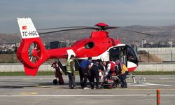 Ayı saldırısına uğrayan vatandaş için helikopter havalandı