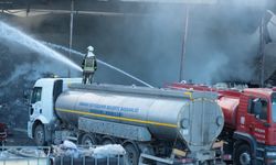 Ankara'da geri dönüşüm merkezinde yangın