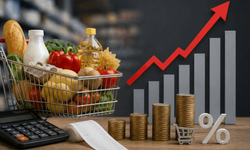 Hanehalkının enflasyon beklentisi yüzde 45,60 oldu
