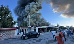 Kuşadası'nda çıkan yangın çevredeki iş yerlerine sıçradı