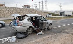 Nevşehir'de çarpışan iki otomobil devrildi: 7 yaralı