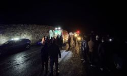 Göçmenleri taşıyan minibüs devrildi: 24 kişi yaralandı!