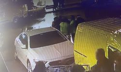 Park halindeki araca çarptı, polise kafa attı!