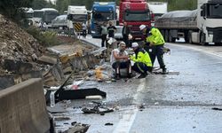 Antalya karayolunda yolcu otobüsü devrildi: 1 ölü, 7 yaralı