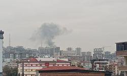 Bahçede yakılan anızdan çıkan duman korkuttu