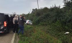 Sinop'ta otomobil şarampole uçtu: 4 yaralı