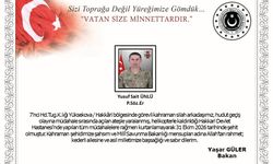 Hudutta açılan ateşte bir asker şehit oldu!