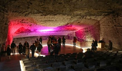 Tuz mağaraları bayram tatilinde 10 bin ziyaretçi ağırladı