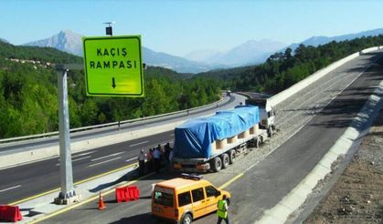 Pozantı Otoyolu'ndaki kaçış rampaları 12 yılda 146 kazayı önledi!