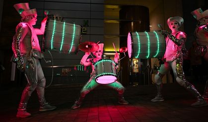 Sanat ve ışık festivali Light Night Leeds başladı