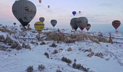 Kapadokya'da balonlar 6 gün sonra yeniden gökyüzünde