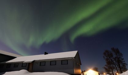 Norveç'te Kuzey Işıkları görüntülendi