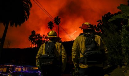 Los Angeles'taki orman yangınları 5 ayrı noktada sürüyor!