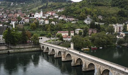 Bosna Hersek'te Drina Nehri'ndeki Osmanlı hatırası