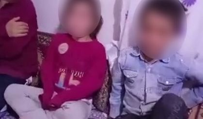 Çocuklarına kemerle işkence yapıp, kayda aldı