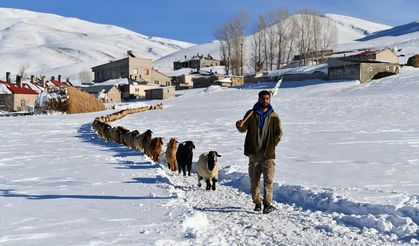 Van’ın Çatak ilçesinde kış yaşamı zorlaştırıyor